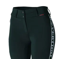 Sale bvertigo B Vertigo Angelika funksjonell ridebukse med høyt liv, helforsterket med silikon, dame ScarabGreen