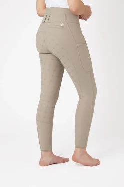 Outlet bvertigo B Vertigo Aurelia helforsterkede termoridetights til dame WeatheredTeakBeige