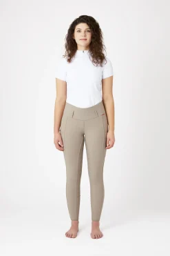 Outlet bvertigo B Vertigo Aurelia helforsterkede termoridetights til dame WeatheredTeakBeige