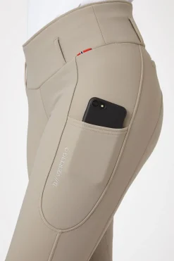 Outlet bvertigo B Vertigo Aurelia helforsterkede termoridetights til dame WeatheredTeakBeige