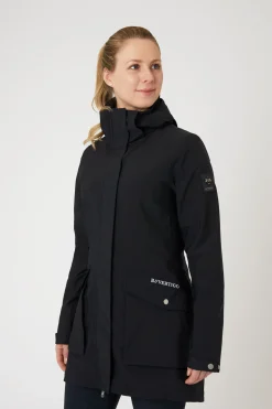 Online bvertigo B Vertigo Caroline lang ridejakke, dame AnthraciteDarkGrey