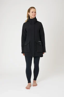 Online bvertigo B Vertigo Caroline lang ridejakke, dame AnthraciteDarkGrey