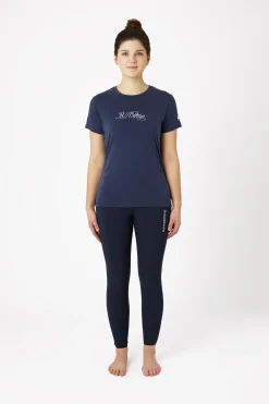 Hot bvertigo B Vertigo Daniele kortermet t-skjorte, dame DarkNavy