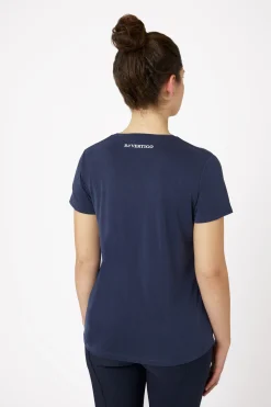 Hot bvertigo B Vertigo Daniele kortermet t-skjorte, dame DarkNavy