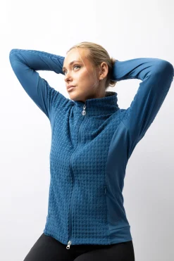 New bvertigo B Vertigo Darcey fleece ridejakke Celestialblue
