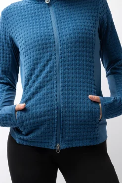 New bvertigo B Vertigo Darcey fleece ridejakke Celestialblue
