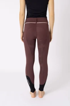 Discount bvertigo B Vertigo Elea helforsterket ridebukse til dame RedMahogany
