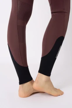 Discount bvertigo B Vertigo Elea helforsterket ridebukse til dame RedMahogany