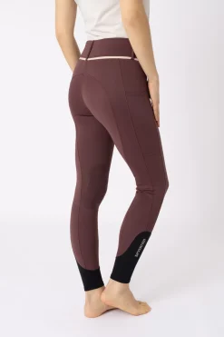Discount bvertigo B Vertigo Elea kneforsterket ridebukse til dame RedMahogany