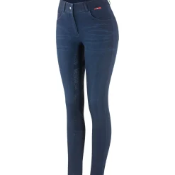 bvertigo B Vertigo Elle denim ridebukse, helforsterket med silikon, dame DB/AB