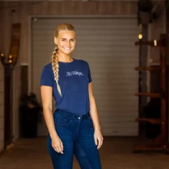 bvertigo B Vertigo Elle denim ridebukse, helforsterket med silikon, dame DB/AB