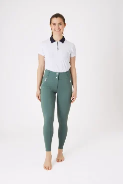 Online bvertigo B Vertigo Enya helforsterkede ridebukser til dame JungleGreen