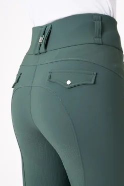 Online bvertigo B Vertigo Enya helforsterkede ridebukser til dame JungleGreen