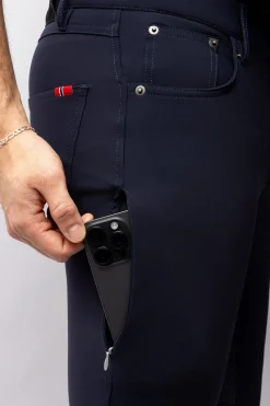 Clearance bvertigo B Vertigo Ethan helforsterket, funksjonell ridebukse til herre DarkNavy