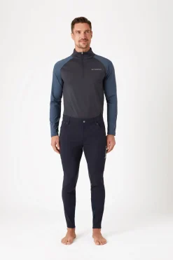 bvertigo B Vertigo Ethan kneforsterket, funksjonell ridebukse til herre DarkNavy