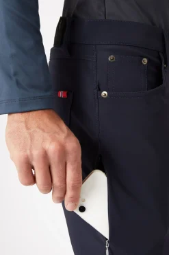 bvertigo B Vertigo Ethan kneforsterket, funksjonell ridebukse til herre DarkNavy