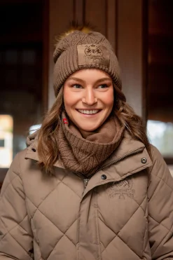 New bvertigo B Vertigo Faye Strikket hals Mudbrown