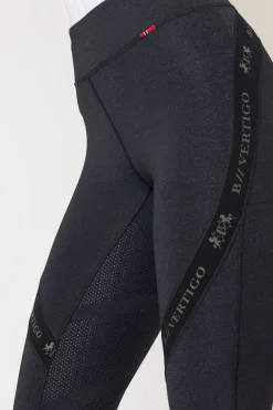 Hot bvertigo B Vertigo Jenny ridetights, helforsterket med silikon, dame Black