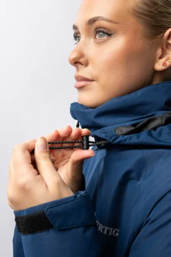 Outlet bvertigo B Vertigo Joanna Vanntett Polstret Frakk Titannavy