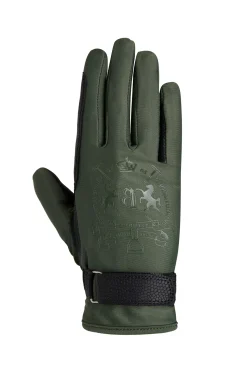 Clearance bvertigo B Vertigo Laia ridehansker med logotrykk til dame BeetleGreen