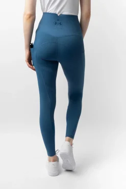 Outlet bvertigo B Vertigo Leonora Fullgrip Sømløse Thermo Tights Celestialblue