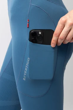 Outlet bvertigo B Vertigo Leonora Fullgrip Sømløse Thermo Tights Celestialblue