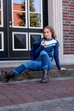 Outlet bvertigo B Vertigo Leonora Fullgrip Sømløse Thermo Tights Celestialblue