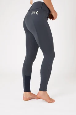 bvertigo B Vertigo Meghan helforsterkede ridebukser med høyt liv til dame DarkNavy