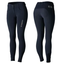 Outlet bvertigo B Vertigo Meghan ridebukse med kneforstering i silikon, dame DarkNavy