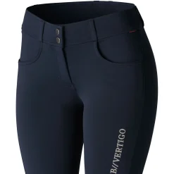 Outlet bvertigo B Vertigo Meghan ridebukse med kneforstering i silikon, dame DarkNavy
