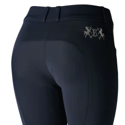 Outlet bvertigo B Vertigo Meghan ridebukse med kneforstering i silikon, dame DarkNavy