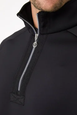 Best bvertigo B Vertigo Nicolas funksjonell treningsskjorte med glidelåslommer, herre DarkNavy