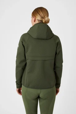 Sale bvertigo B Vertigo Norah hettejakke med scubastoff, dame WildGrassGreen