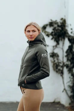 Sale bvertigo B Vertigo Norah hettejakke med scubastoff, dame WildGrassGreen