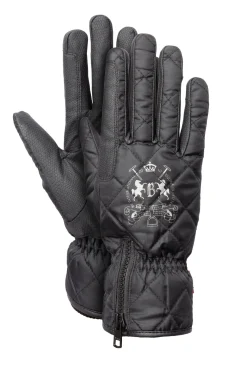 bvertigo B Vertigo Onyx Vanntette polstrede ridehansker Anthracite