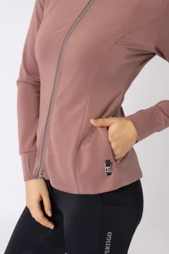 Clearance bvertigo B Vertigo Sarah trrenings-/ridejakke med folder til dame Burlwood