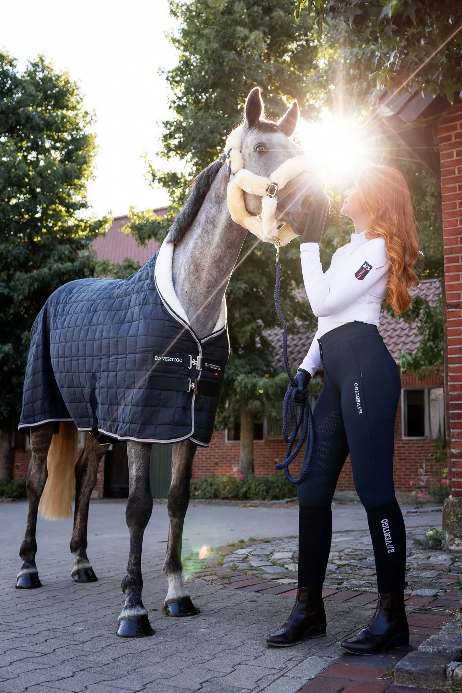 Sale bvertigo B Vertigo Theo stalldekken, 150 gram DarkNavy