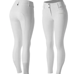 Sale bvertigo B Vertigo Tiffany helforsterket ridebukse med silikon, dame BrightWhite