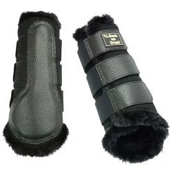 Outlet backontrack Back on Track belegg med 3D nett, m/kunstpels, L-XL Black