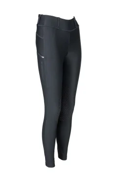 Online backontrack Back on Track Carmen kneforsterkede ridetights til dame Black