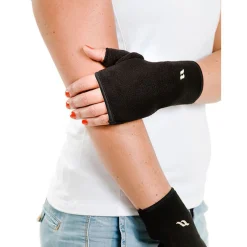 New backontrack Back on Track håndleddsbelegg med fleece Black