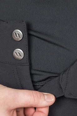 Online backontrack Back on Track Katie kneforsterkede ridebukser til dame Black