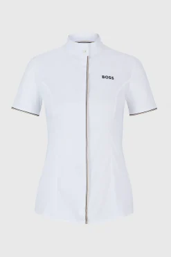 Hot boss Elisa Show Bluse White