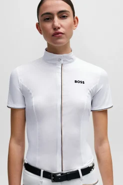 Hot boss Elisa Show Bluse White