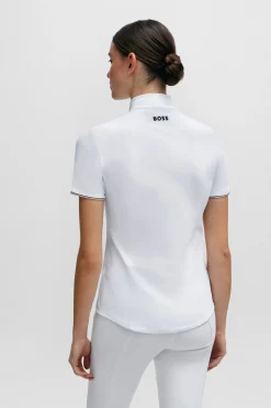 Hot boss Elisa Show Bluse White