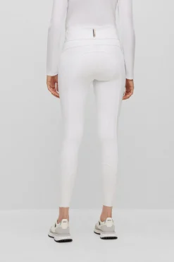 Clearance boss Hailey Full Grip Høyt Liv Ridebukser White