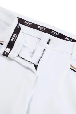 Outlet boss Hazel knee Ridebukser for kvinner White