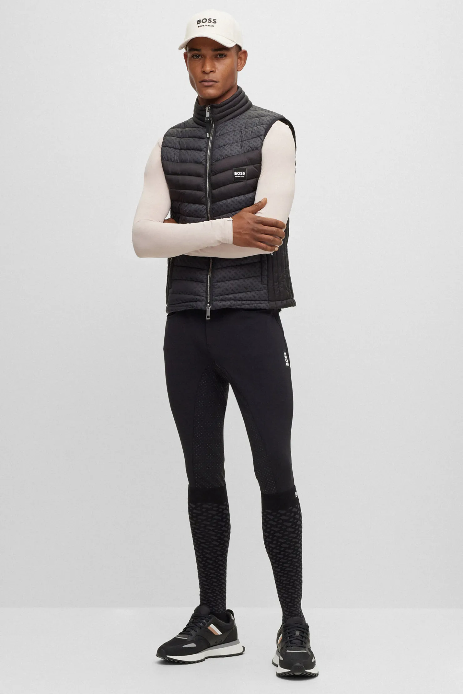 Best boss Jim ridebukser med fullgrep Black