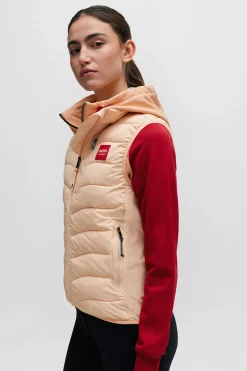 boss Lynn Puffer Vest PeachNougat