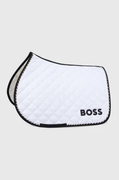 Online boss Monogram Sprangpad White